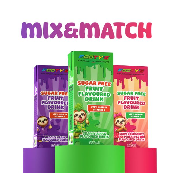 Footy’s Sugar Free Fruit Drink – Mix&Match (6 units)
